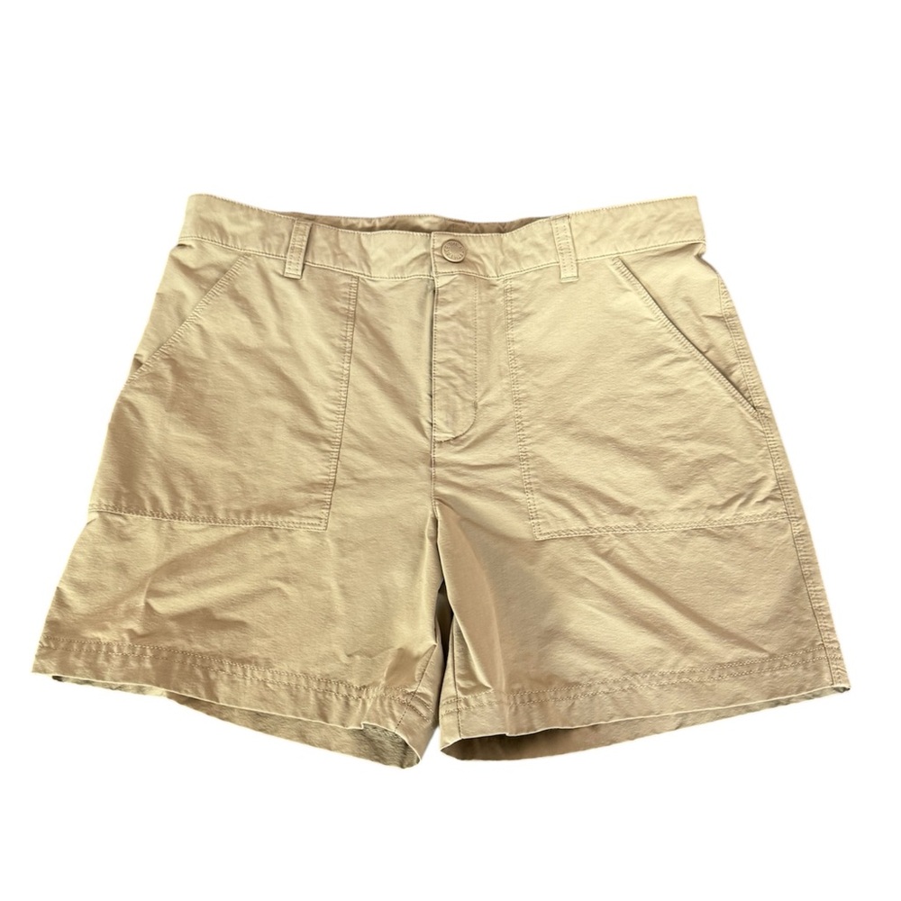 The North Face Youth Girls Shorts Size XL-18 Beige Nylon Hiking Adjustable Waist